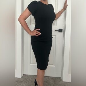 Calvin Klein Black Midi Dress